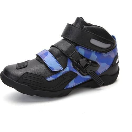 Professional Motorcycle Boots Men Motocross Women Racing Shoes Motorbike Biker Rider Protective Riding Boots botas Moto Zapatos