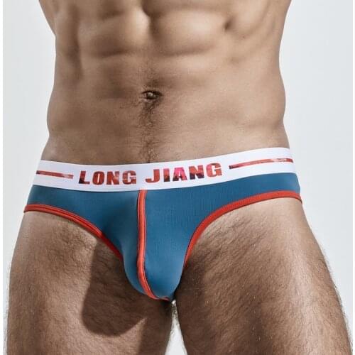 New Sexy Men Underwear Ice Silk Men Briefs Ultra Thin Breathable Slip Bikini Gay Male Panties Solid Color Underpant Mini Bikini