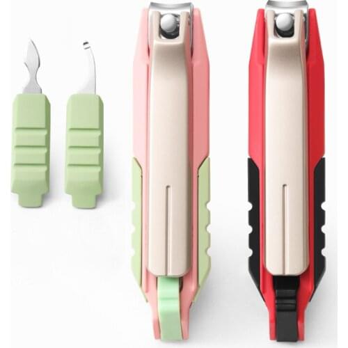 Portable Anti-splash Nail Clippers Stainless Steel Multi-functional Nail Clippers Single Large Nail Clippers