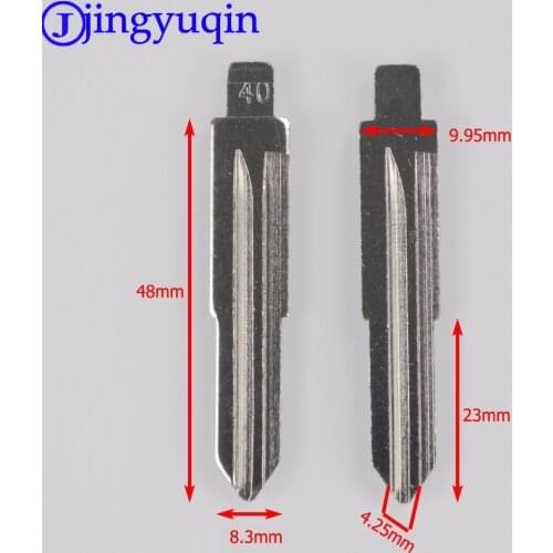Jingyuqin #40 Blade Remote New Arrival Blank Key Replacement Uncut Blade For Chevrolet Epica Folding Flid Key