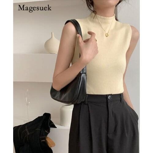 Sexy Knitted Womens Top Summer Tank Top Women Solid Camisole Slim Corset Top Female Sleveless T-Shirt Vest Camis Casual 13122