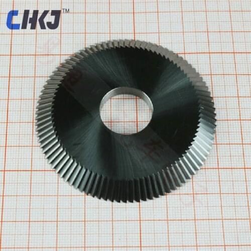 CHKJ Locksmith tools For Ruizheng 0012# high-speed steel double-sided edge milling cutter 70X6X20X90T For machine with key