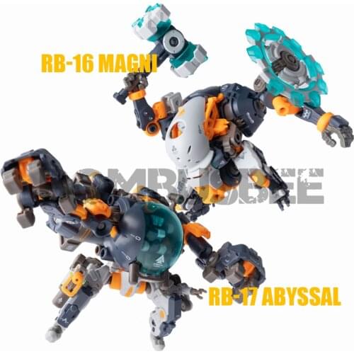 【In Stock】Action Figure Toys Transformation Robot Build RB-16 Magni RB-17 Abyssal Transforming Model Gift Children Robot Toys