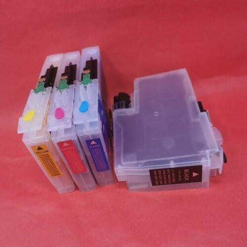 YOTAT Full Refillable ink cartridge LC3033 LC3035 for Brother MFC-J805DW/MFC-J805DW XL/MFC-J815DW/MFC-J995DW/MFC-J995DW XL