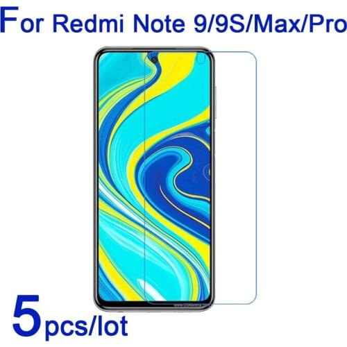 5pcs Redmi Note 9S Phone Screen Protectors Clear/Matte/Soft Nano Anti-Explosion Protective Films for xiaomi Redmi Note 9 pro Max