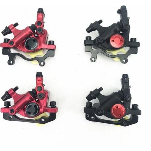 Zoom HB-100 MTB Bike Brake HB100 Bicycle Brakes Caliper W Rotors Bicycle Parts Hydraulic Disc Brake Piston Two-way V-brake Lever
