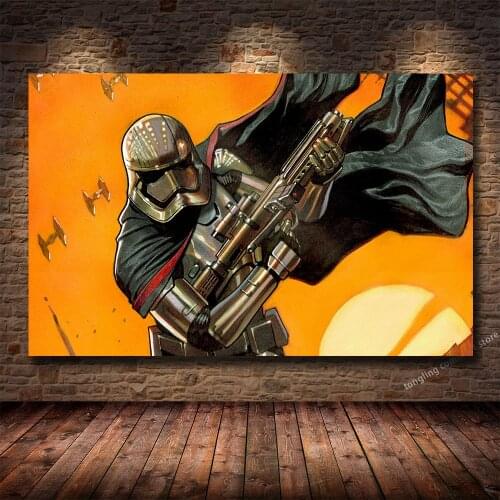 Classic Movie Star Wars Of Post-70s And Post-80s Printing Poster Canvas Painting Living Room Bedroom Decoration Painting Poster