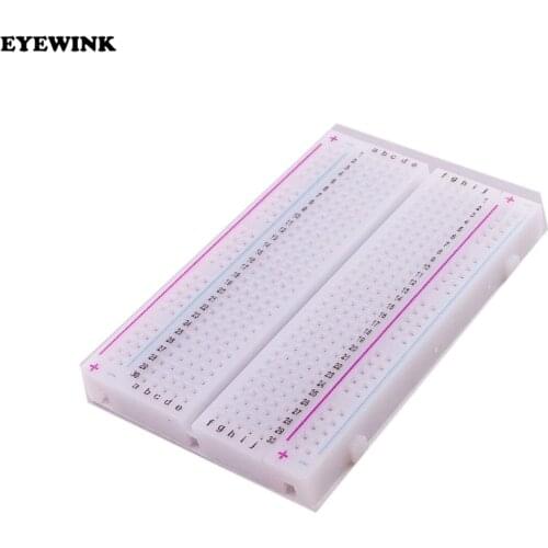 10pcs Quality mini bread board / breadboard 8.5CM x 5.5CM 400 holes