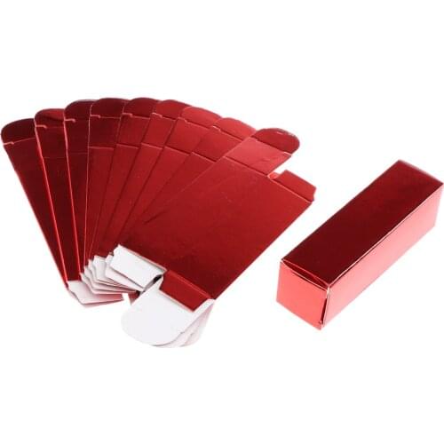10Pcs Empty Craft Gift Present Paper Case for Lipstick Perfume Small Skin Care