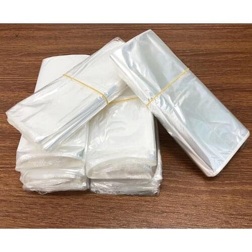 100 Pack Odorless Clear Polyolefin Heat Shrink Wrap Bags for Gifts Packagaing Soaps Candle Jars Homemade DIY Projects