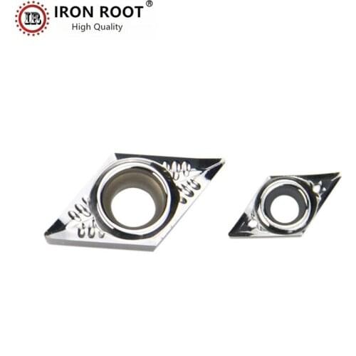 10P DCGT070202-AL K10/ 070204/ 11T302/ 11T304 / 11T308-AL K10 CNC Lathe Tool Turning Carbide Insert For Aluminum Parts