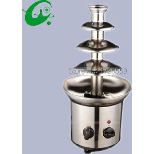 220V Electric 4 Layer Commercial Chocolate Fountain Machine, Home mini Chocolate fountain machine, Chocolate fountain maker