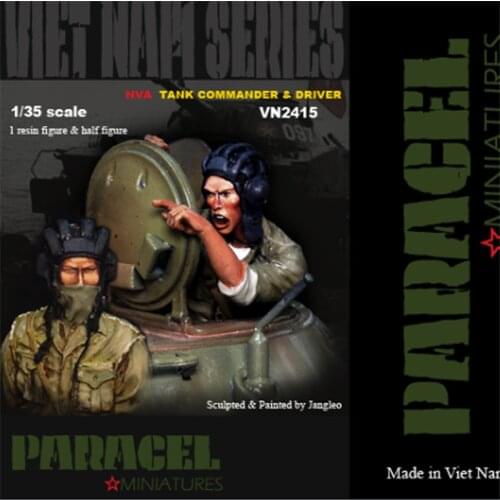 2pcs Vietnam Soldier Commander Resin Figure 1/35 Scale Model Kit Assembly Models Kit Resin Colorless Self-Assembled Toy NO.322