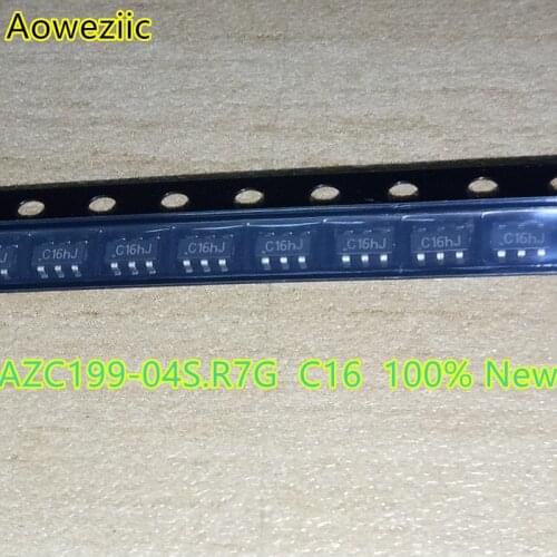 50pcs/lot AZC199-04S.R7G C16 SOT23-6 ESD electrostatic protection diode