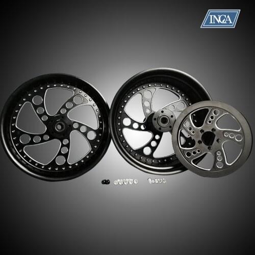 INCA Customization Motorcycle Adaptations Accessory Black/silver general Wheel Hubs/Rims belt pulley Group 16-30inch