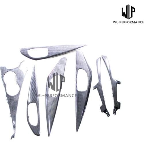 Q50 Car Interior Accessories Door Veneer Carbon Fiber Replacement For Infiniti Q50 Car Body Kit 2014