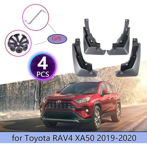 4PCS Car Mudguards For Toyota RAV4 R AV4 RAV 4 XA50 50 2019 2020 2021 Cladding Splash Mud Flaps Mud guard Mudflap Accessories