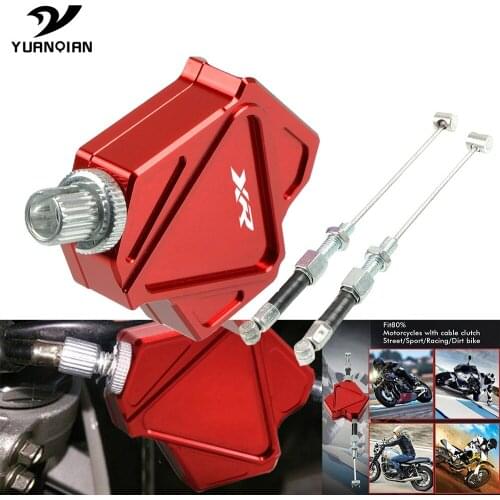 For HONDA XR230 XR250 XR400 MOTARD XR 230 XR 250 XR 400 2005+ Motorcycle CNC Aluminum Stunt Clutch Lever Easy Pull Cable System