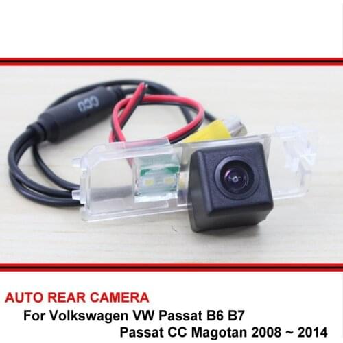 For Volkswagen Passat B6 B7 Passat CC Magotan 2008~2014 Night Vision Rear View Camera Reversing Camera Car Back up Camera HD CCD