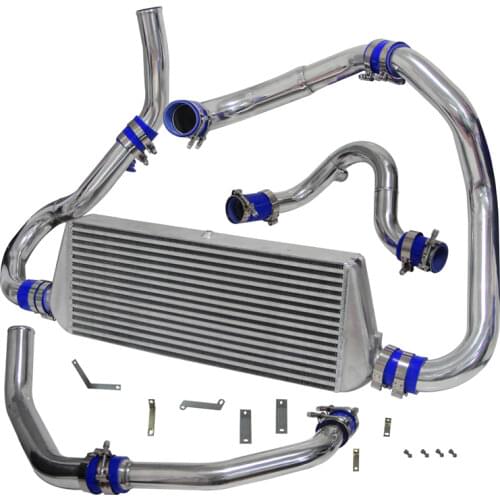 Upgrade High Performance Intercooler Kit Fits For Subaru WRX Impreza GDA GDB 00-05 Blue / Red / Black