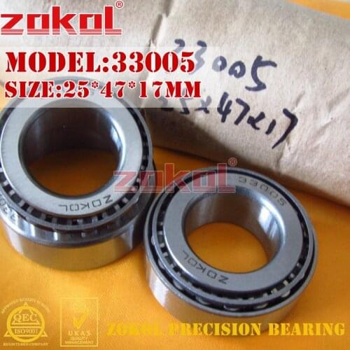 ZOKOL bearing 33005 3007105E Tapered Roller Bearing 25*47*17mm