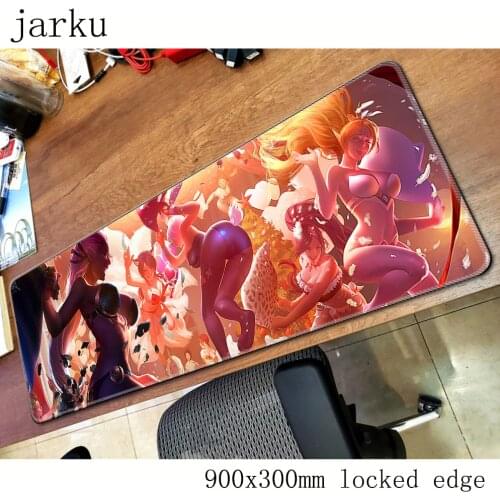 Jinx pad mouse computador gamer mause pad 900x300X2MM padmouse big Birthday present mousepad ergonomic gadget office desk mats