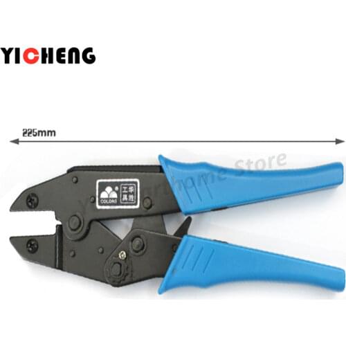 1Pcs Crimping pliers jaw pliers Insulated tubular terminals Plug spring DuPont bare terminals Jaws HS 9"