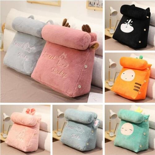 Bedside pillow pillow pillow cushion triangular back pillow on bed removable floating window sofa dormitory doll cushion