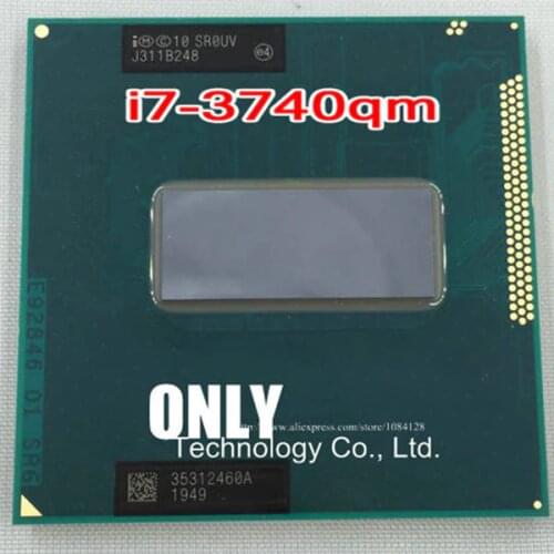 Free shipping intel Laptop CPU I7-3740QM I7 3740QM SR0UV 2.7-3.7G/6M Official version scrattered pieces