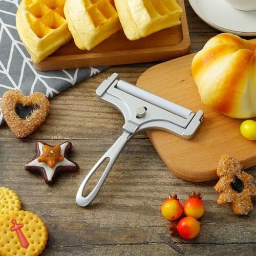 Stainless Steel Wire Cheese Slicer Adjustable Butter Grater Planer Non-stick Cheese Butter Rallador Cutter Kitchen Cheese Tools