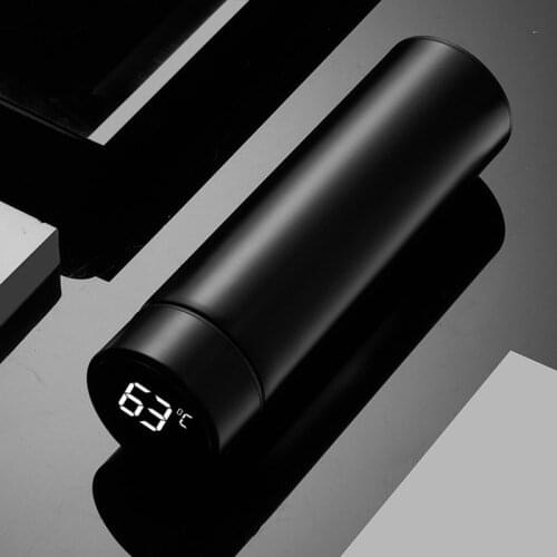 Tumbler Water Bottle Thermos Temperature Display Water Bottle Stainless Steel Vacuum Flask Thermos Coffee Milk Cup Travel Bottle