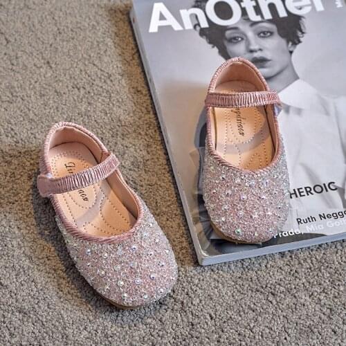 2021 new girls flat shoes children autumn comfortable shoes leather shoes 21-35 princess shoes casual soft sole