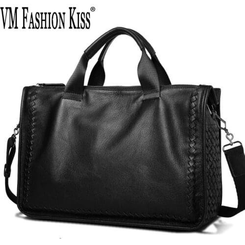 Мужские кожаные сумки VM FASHION KISS China At AliExpress