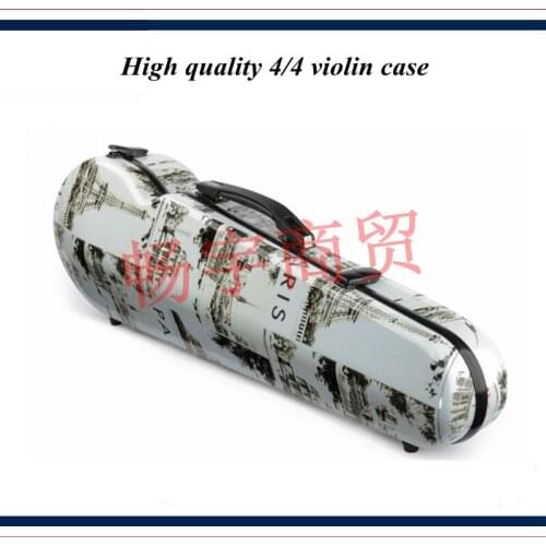 High quality Professional violin case 4/4 FRP carbon fiber Eiffel Tower Fashion style violin parts violin accessories 018