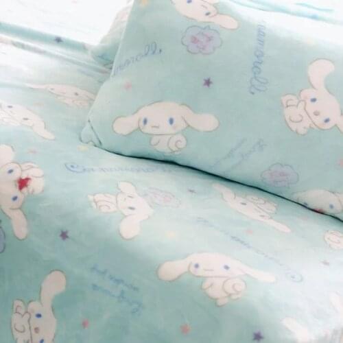150/200cm Japan Cartoon Dog Plush Blanket Lovely Flannel Quilt Queen Size Bed Sheet Baby Sofa Plane Blankets Bedroom Decoration