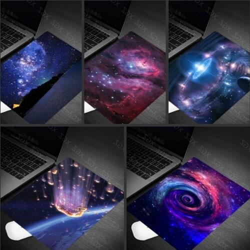 Yzuoan Original Starry Sky Game Mouse Pad Student Computer Pad Desk Pad Notebook Protection Keyboard Pad 22*18 Cm Small Size
