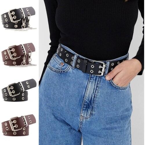 Women Belts Punk Style Adjustable Chain Vintage Sturdy Ladies Waist Belt Apparel Accessories