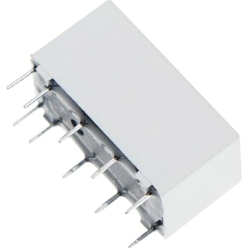 1Pc 5V Coil Bistable Latching Relay Dpdt 2A 30V DC 1A 125V AC HFD2-005-M-L2-D Realy