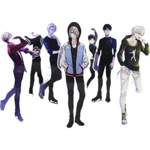 1 Pcs New Cool Anime YURI ON ICE Acrylic Stand Model Toys Action Figure Accessory Collectible Gift Kids Desktop Decororation