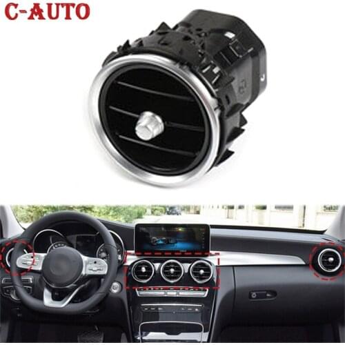 1Pcs Car Front Dashboard Central Air Conditioner AC Vent Grille Complete Assembly For Mercedes Benz GLC C Class W205 W253