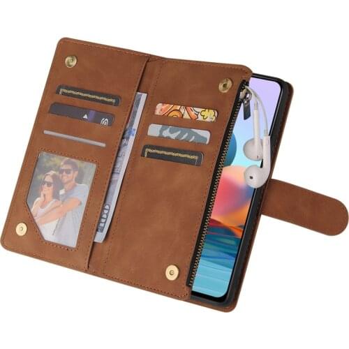 2021 Case For Redmi 9 9A 9C Note 9 9s 9pro max 10 Note 8 pro 9T Flip Leather Wallet Case for Xiaomi 10T Lite Poco M3 Card S