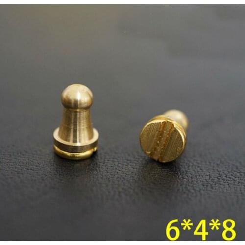 50pc Q25 Solid Brass belt screw Chicago Screw Leathercraft Brass