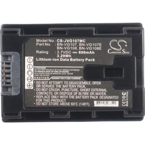 Cameron Sino 890mAh battery for JVC GZ-E10 GZ-E100 GZ-E200 GZ-E200AU GZ-E200BU GZ-E200RU GZ-E205 GZ-E220 GZ-E245 GZ-E300