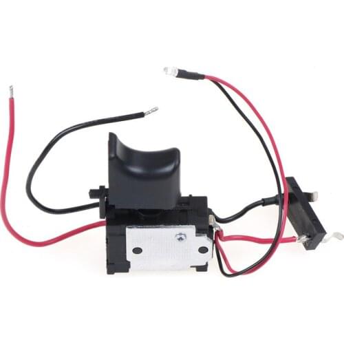 Drill Speed Controller Drill Switch Lithium Battery Cordless Drill Speed Control Trigger Switch With Small Light 7.2 V - 24 V