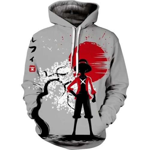 2020 3D Printed Hoodies One Piece Hoodie Men Sweatshirt Women Harajuku Pullovers Casual Hot Sale Anime Black 3D Hoodies Clothes