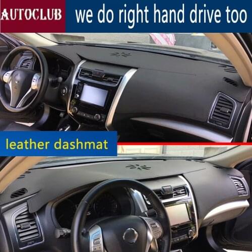 For Nissan Teana Altima l33 2013-2018 Leather Dashmat Dashboard Cover Pad Dash Mat SunShade Carpet Custom 2014 2015 2016 2017