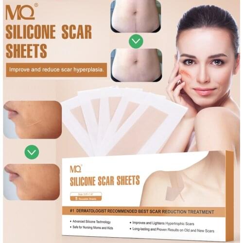 MQ 5pcs/box Repair Scar Patch Cream Scar Removal Body Face Bump Scar Stretch Mark Scald Remove Stickers Portable Outdoor Home