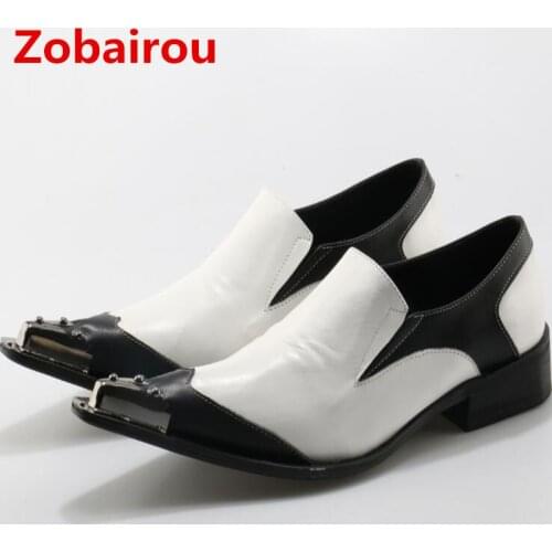 Zobairou mens patent leather black shoes iron toe slipon sapato social italian mens shoes flats zapatilla hombre shoe lasts