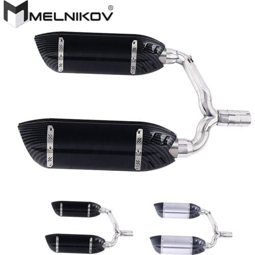 Motorcycle Full Exhaust Muffler Escape System Slip On For suzuki GSR400 GSR600 BK400 BK600 GSR BK 400 600 Modified Link Pipe