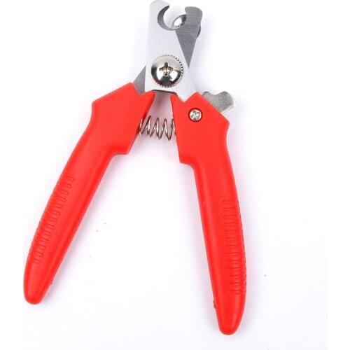 Professional Pet Dog Nail Clipper Cutter Stainless Steel Grooming Scissors Clippers for Animals Cats with Lock for Nail Manicure